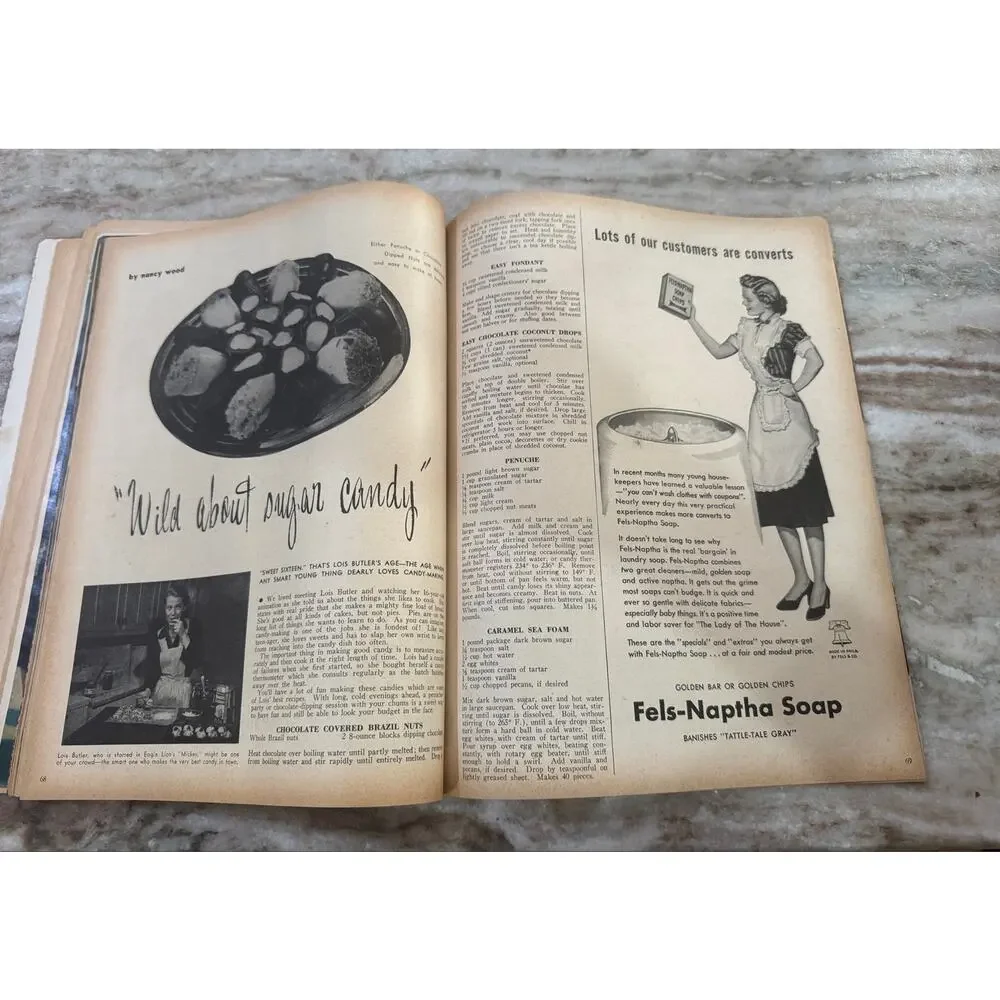 Vtg Screen Stories Magazine Nov. 1948 Roy Rogers Dale Evans Ads Fashion +